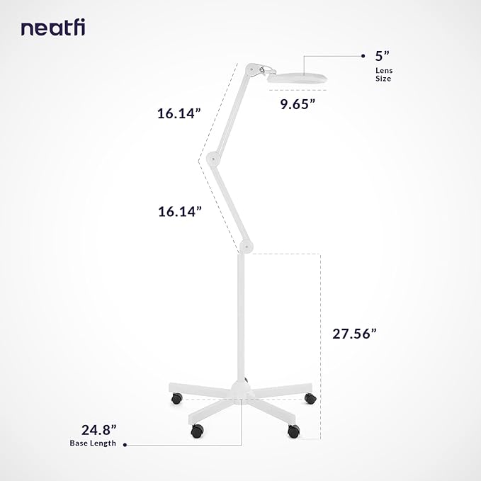 Neatfi Bifocals 1, 200 Lumens LED Magnifying Floor Lamp