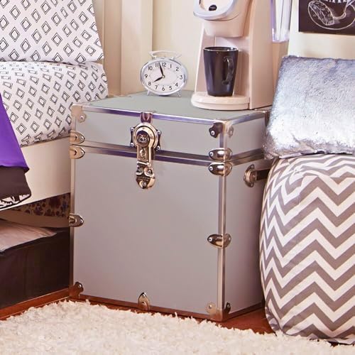Rhino Classic Cube Trunk, College Dorm Footlocker & Home Storage End Table