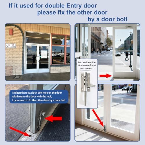Keyless Keypad Storefront Door Lock Mechanical Commercial Lock