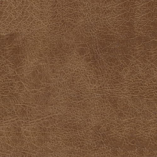 HomePop 40" Button Tufted Storage Bench - Distressed Brown Faux Leather
