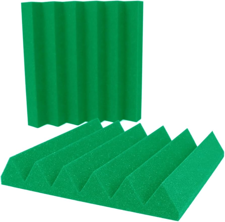 Foam Factory Inc 24 Pack Color Acoustic Foam Panel Studio Soundproofing Wedge
