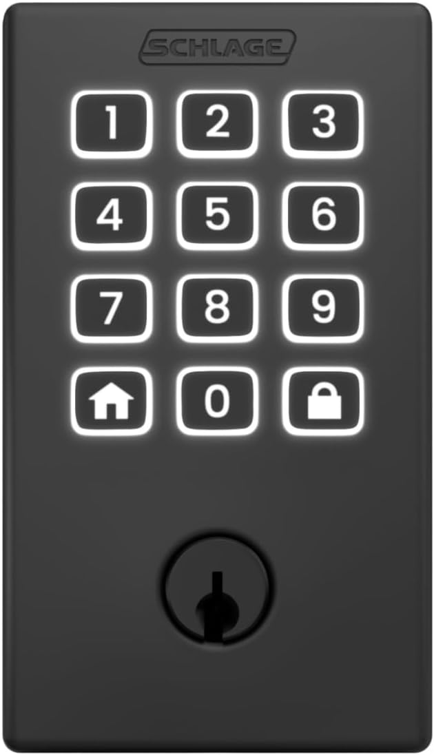 Schlage Arrive WiFi Deadbolt Smart Lock, Keyless Entry Door Lock