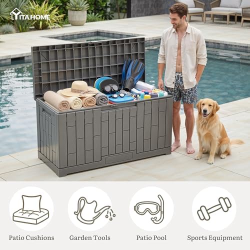 YITAHOME 60 Gallon Outdoor Storage Box