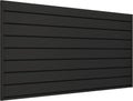 Neoaider Slatwall Panel 2 FT x 4 FT, Interlocking Slat Wall Paneling, Black