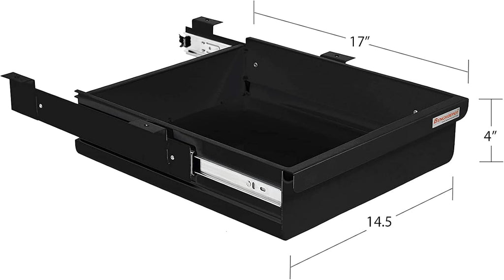 heavy 16 ga cold rolled steel drawer kit shown in use