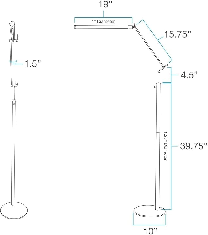 Cocoweb High Powered, LED Floor Lamp