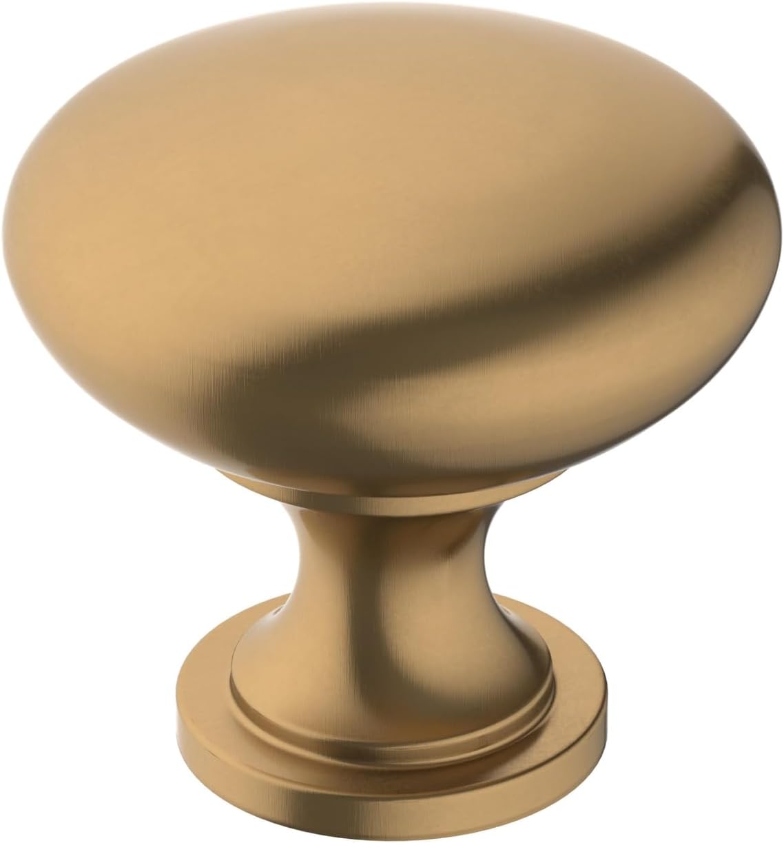 Amerock 25 Pack 1-1/4" Round Edona Champagne Bronze Cabinet Knob | Durable Zinc drawer knob and cabinet hardware, ideal for kitchen cabinets, bathroom vanities, dressers, and furniture