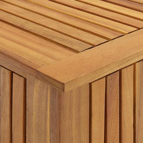 vidaXL Garden Storage Box 23.6"x19.7"x22.8" Solid Wood Acacia