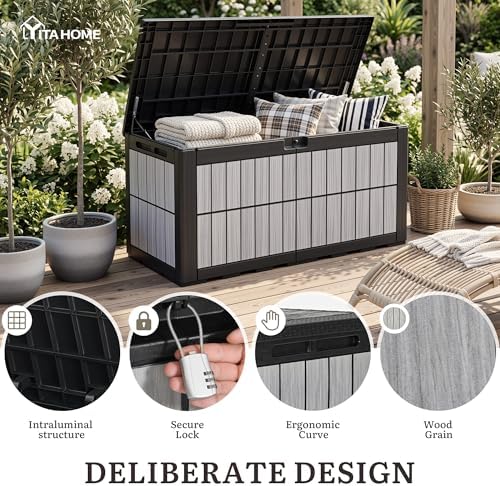 YITAHOME 134 Gallon Large Deck Box