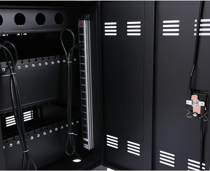 TIOPLY Laptop Charging Cart, 32 Device Tablet Storage Carts