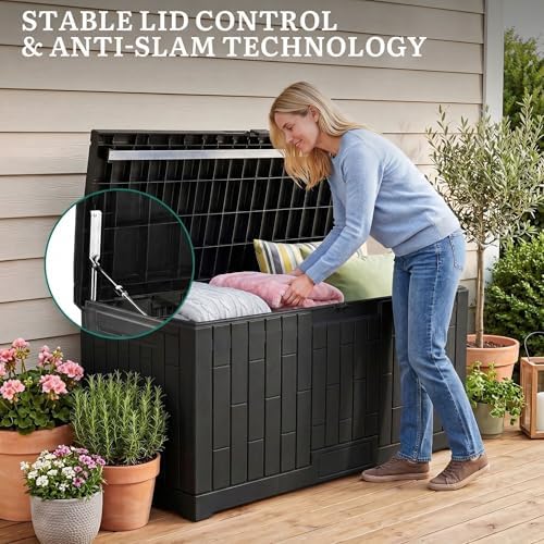 YITAHOME 120 Gallon Large Deck Box