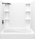 White Acrylic Tub Wall Surround 32"x 60"x 58"