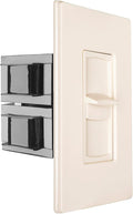 OSD Audio 100W Sleek, Minimalist Design in Wall Volume Control, Slider Almond