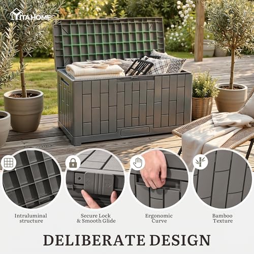 YITAHOME 60 Gallon Outdoor Storage Box