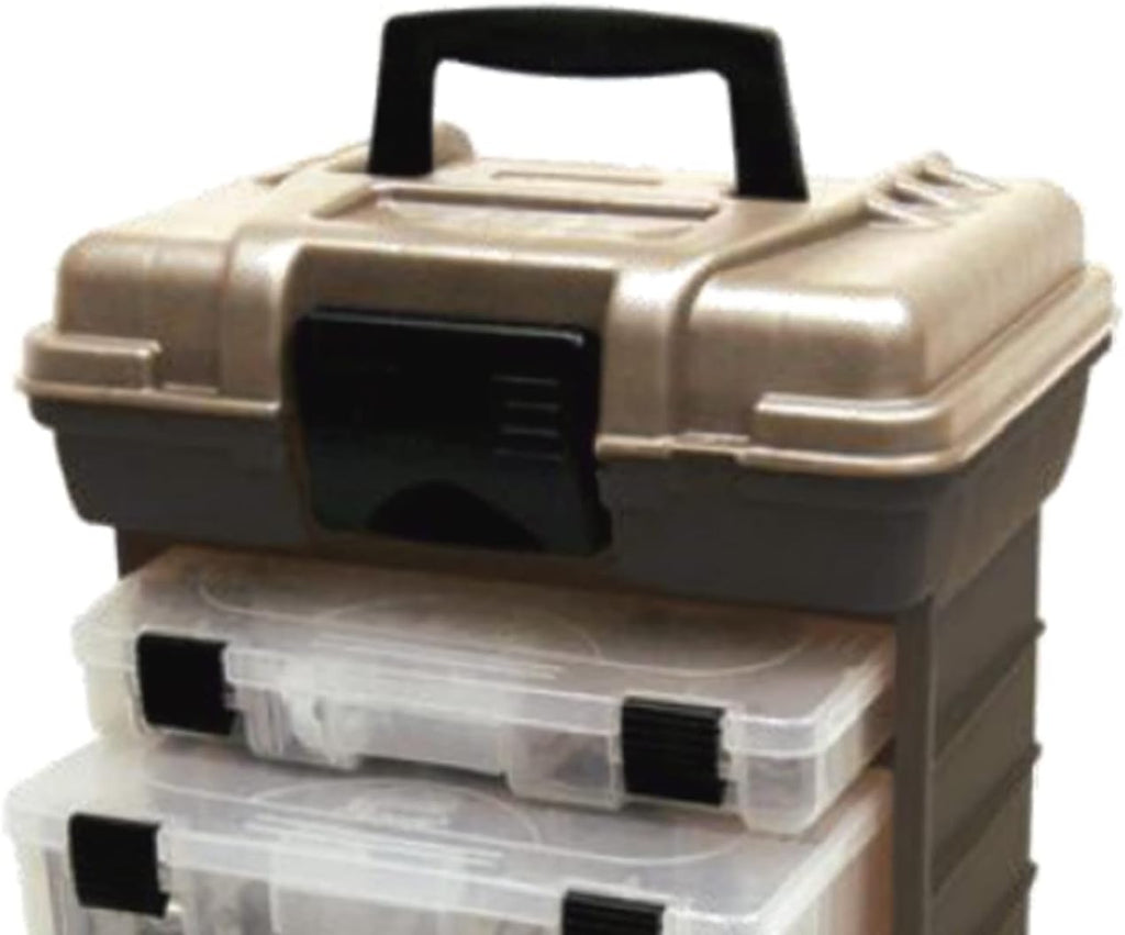 Plano Molding 1363 Stow N Go Toolbox, Graphite Gray and Sandstone