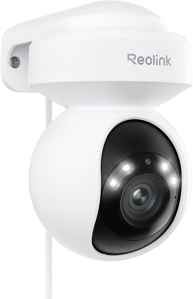 REOLINK 4K Outdoor Plug-in WiFi 6 Security Camera, PTZ Camera