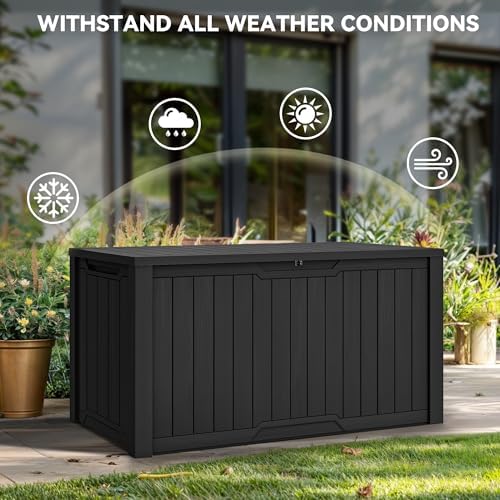 YITAHOME 240 Gallon Extra Large Outdoor Storage Deck Box