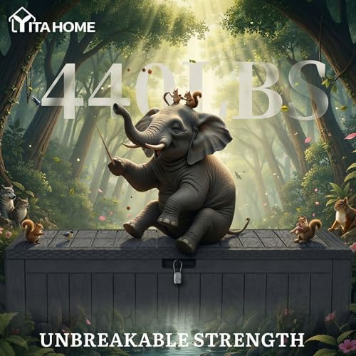 YITAHOME 134 Gallon Large Deck Box