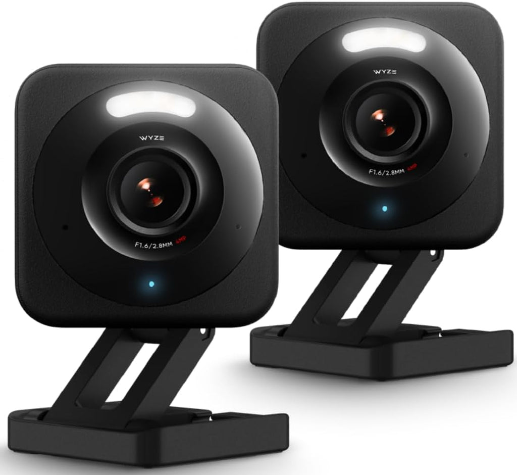 WYZE Cam v4, 2.5K AI Security Camera, Indoor/Outdoor Cameras (2 Pack)