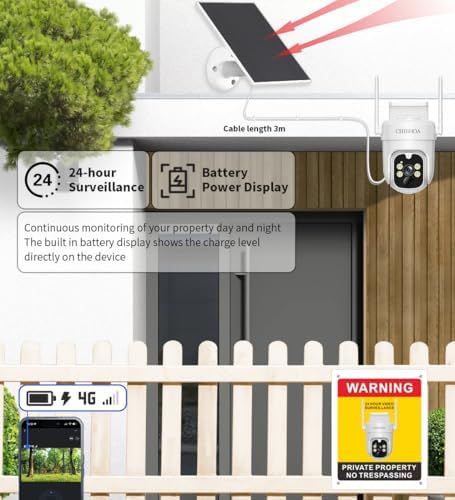 4g lte solar camera, no wifi needed, 2k on a desk or shelf