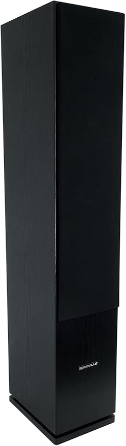 Rockville RockTower 68B Passive Tower Speaker, 8 Ohm, High-Fidelity Sound