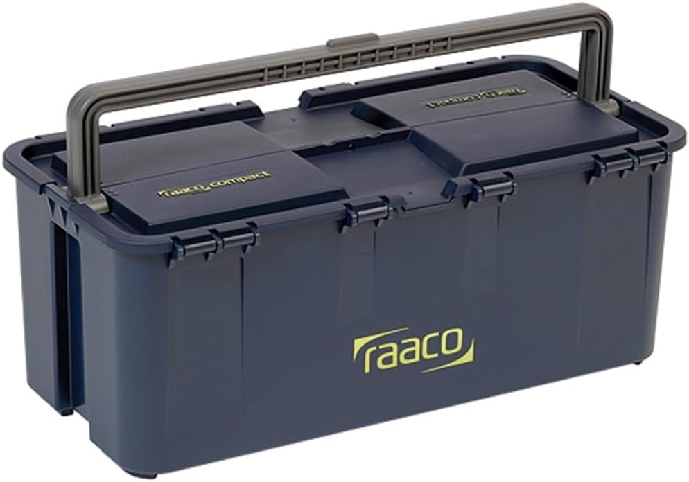 Raaco Tool Box with Removable Trays - 66 lb Load Capacity (Compact 20)