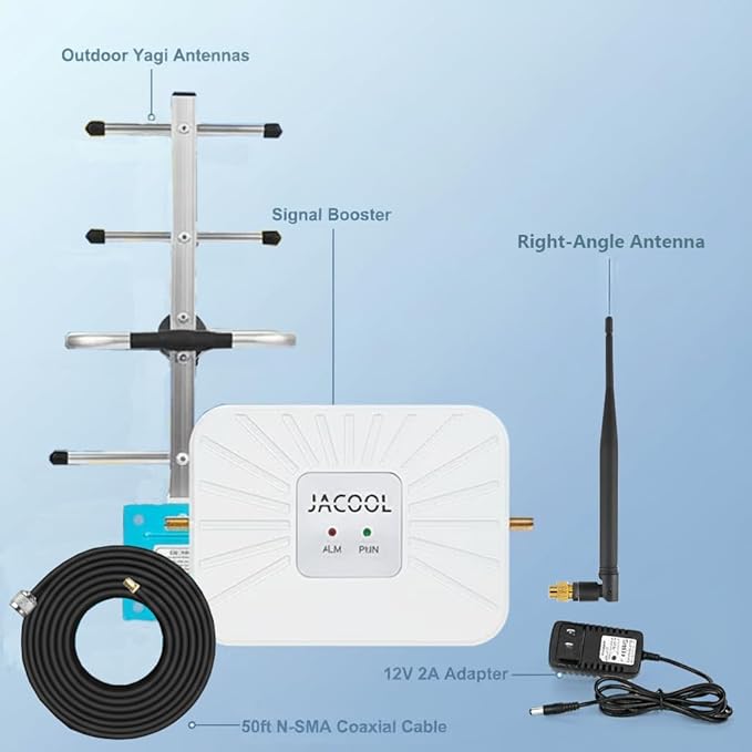 AT&T Cell Phone Signal Booster for Home – 5G & 4G LTE Band 12/17, FCC Approved