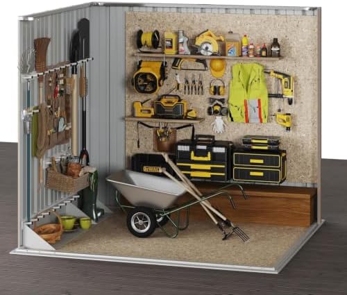 Aoxun 5x3 FT Shed Outdoor Waterproof Storage Shed