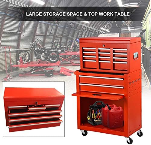 go light 8-drawer tool chest tool box,rolling tool, package contents