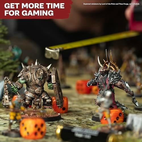 The Army Painter, Warpaints Fanatic Most Wanted Paint Set, 22 x 18 ml | Model Paint Set incl. Skin Tones, Metallics, Effects, Wash, Primer & 1 Miniature - Miniature Paint for DnD & Warhammer