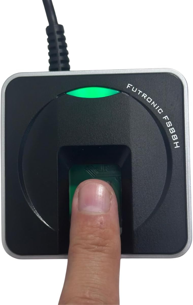futronic fs88h fips201/piv usb 2.0, close-up detail