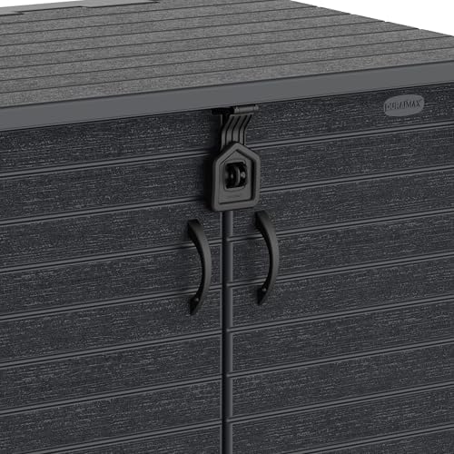 Duramax Storeaway 4 ft. 3 in. x 2 ft. 5 in. x 3 Ft 7 in. Resin Horizontal Outdoor Storage Shed Gray