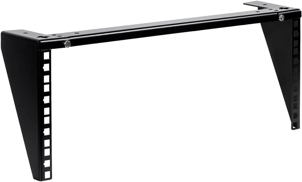 rackpath 4u vertical wall mount rack - heavy, side view