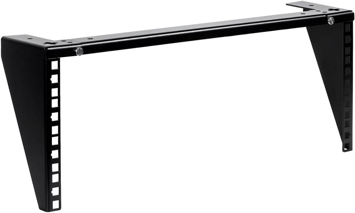 rackpath 4u vertical wall mount rack - heavy, side view
