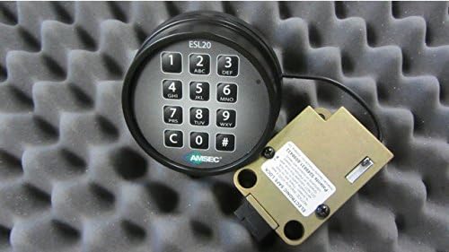 esl20 electronic keypad & lock shown in use