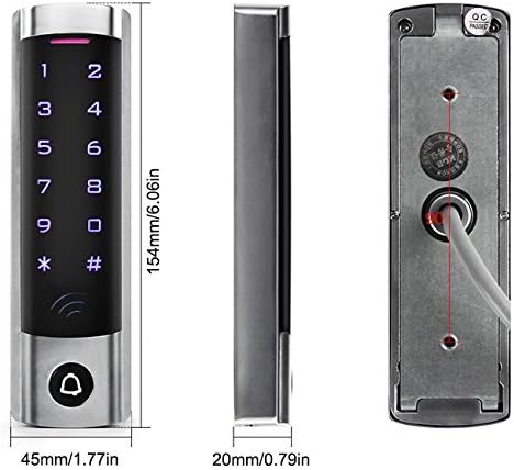 UHPPOTE 125KHz Door Access Control System RFID Keypad with Wiegand Output