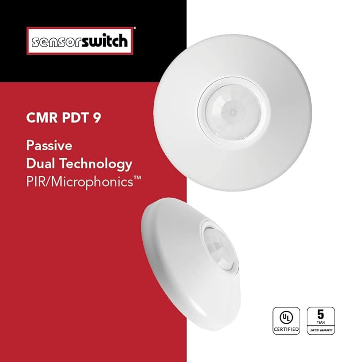 SensorSwitch Ceiling Motion Sensor, PDT Passive Dual Technology Passive