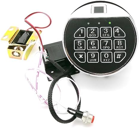 Biometric Gun Safe Lock Replacement, Digital Code Fingerprint Lock for Safe Box and Cabinet