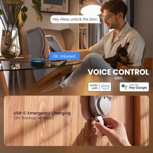 Lockly Vision Video Smart Lock with Video Camera/2-Way Audio Doorbell