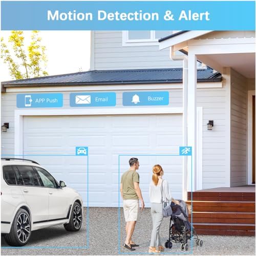 weilailife outdoor/home wireless extended security camera on a desk or shelf