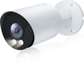 Real HD 6MP Add-On Full Color Night Vision Bullet POE IP Camera for IP NVR Systems, with Visiable White Lights, 105° Viewing Angle, Outdoor, Compatible with Ⲏіk NVR, NDAA Compliant