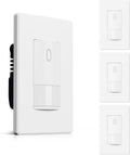 AIDA Single Pole Motion Sensor Light Switch w/Neutral Wire (4 Pack)