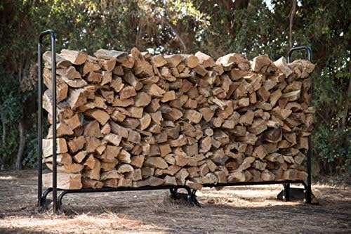 Champion Power Equipment 201164 96-Inch Firewood Heavy Duty Wood Log Rack, Weather Resistant Cover Included