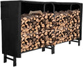 GASPRO 8FT Firewood Rack Outdoor with Waterproof Cover