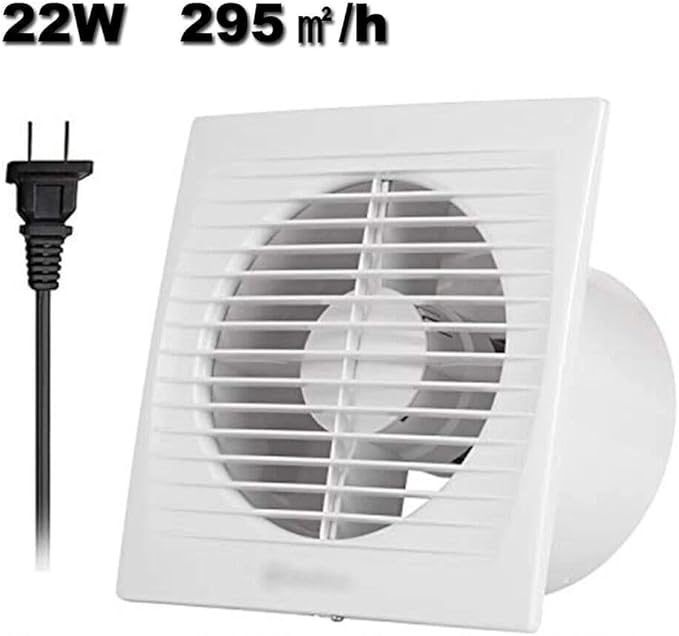 Verizcc Exhaust Fan Extractor, Ventilation Fan Bathroom Garage Exhaust