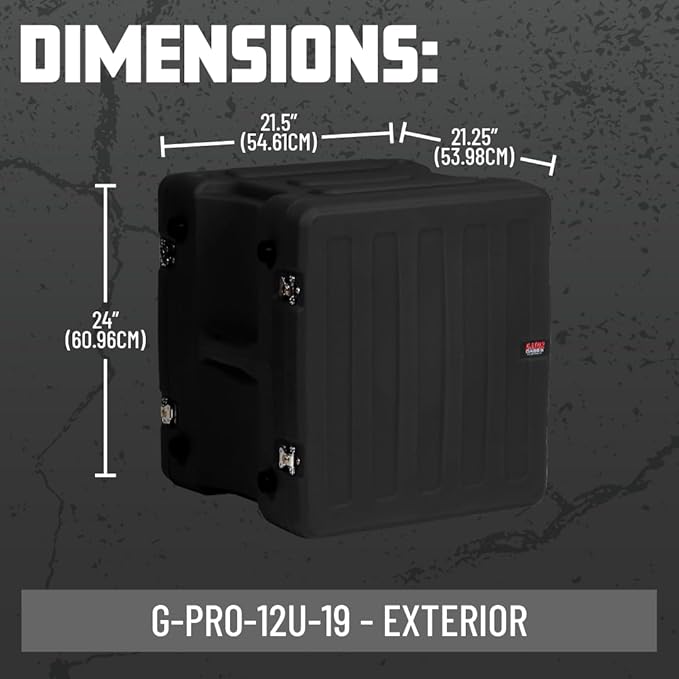 Gator Cases Pro Series 12U Rack Case