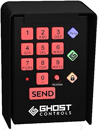 ghost controls premium wireless keypad for automatic gate shown in use