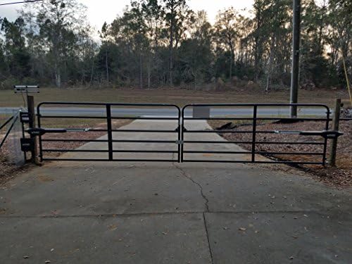 GC GHOST CONTROLS Heavy-Duty Automatic Gate Opener Kit for Swing Gates with Long-Range Gate Opener Remote - Model TDS2