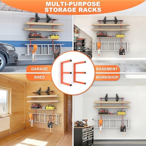 Ultrawall Lumber Storage Rack, Wall Mount Wood Storage Racks