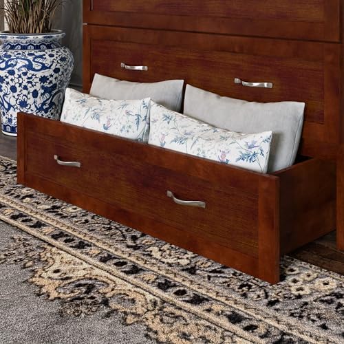 AFI, Northfield Murphy Bed Chest Twin XL with 6" Mattress, Walnut